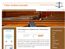 Tablet Screenshot of class-action-lawsuits.org